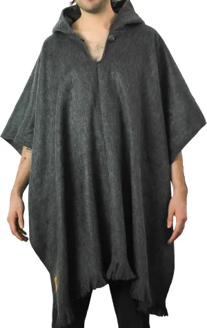ALPAKITAS Premium Alpaca Wool Poncho for men and women  Western Hooded Cape for Men & Women  Soft & Warm Mexican ponchos