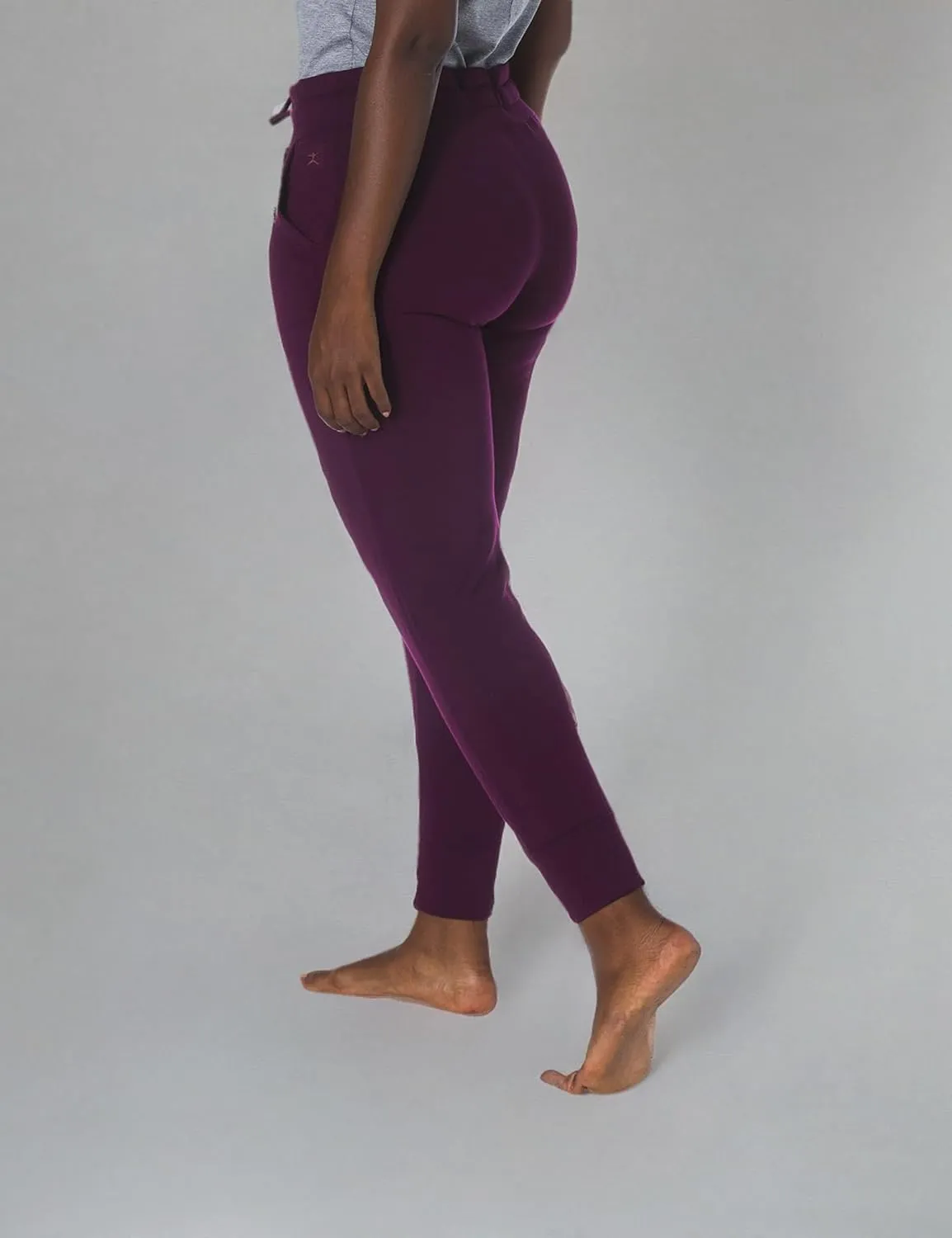 Danskin Women's Drawstring Waist Jogger Sweatpants