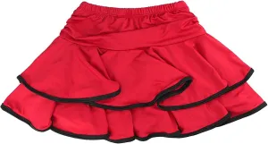 Daydance Girl's Dance Skirt Latin Ballroom Samba Tango Practice Dress with Boy Shorts