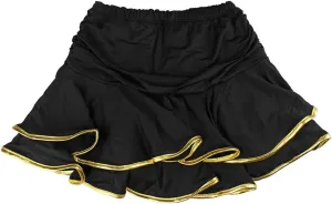 Daydance Girl's Dance Skirt Latin Ballroom Samba Tango Practice Dress with Boy Shorts