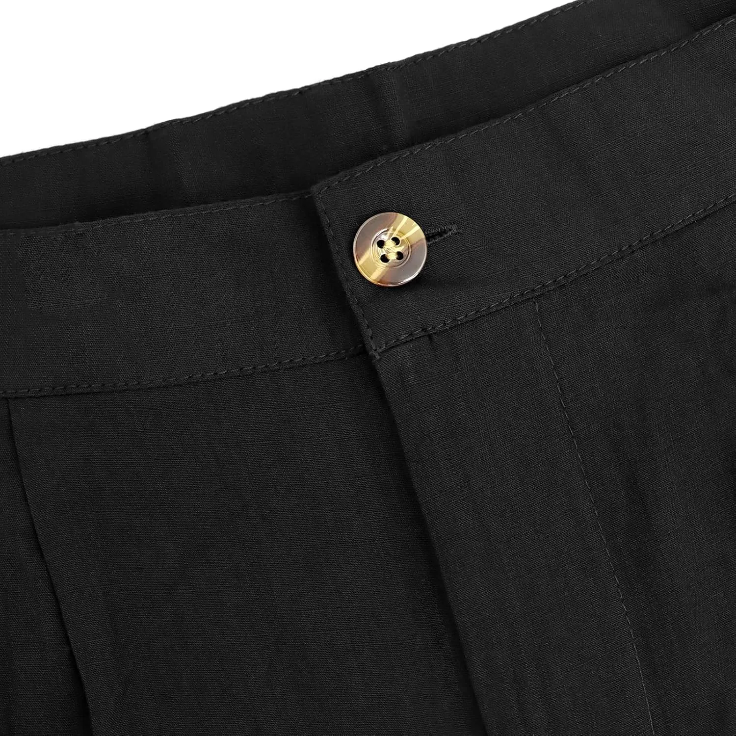 LONGBIDA Men's Linen Pants Lightweight Casual Trouser Yoga Summer Beach Pant
