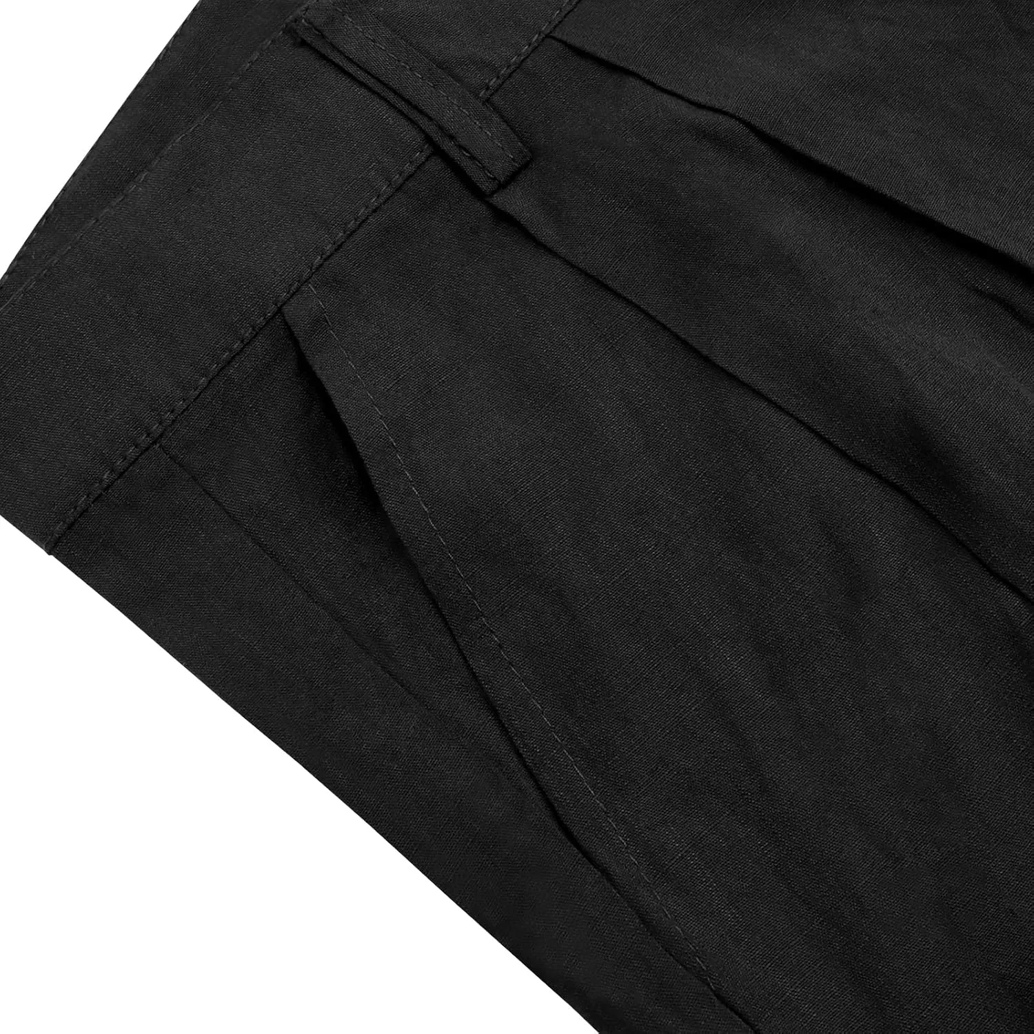 LONGBIDA Men's Linen Pants Lightweight Casual Trouser Yoga Summer Beach Pant