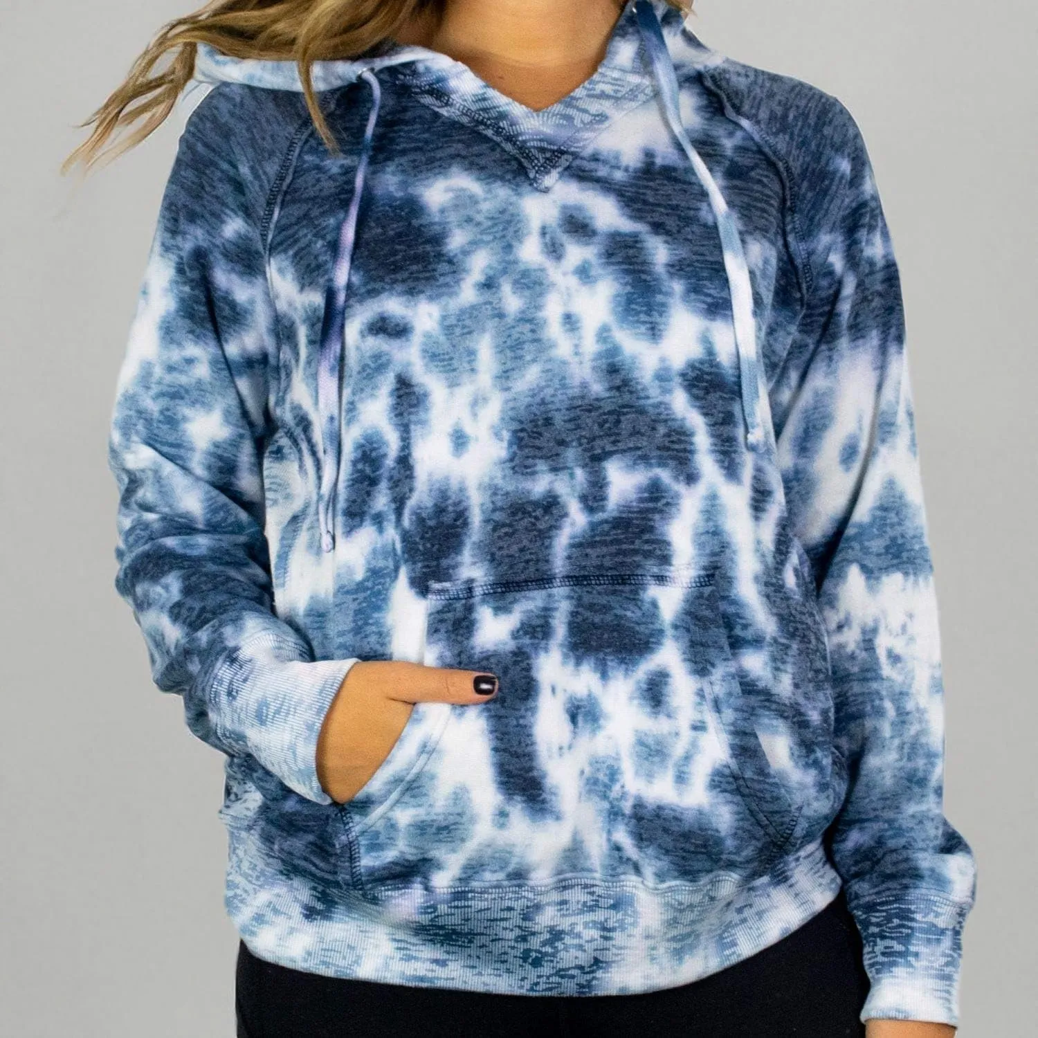 MV Sport Tie Dye Sweatshirts Hoodies for Women Rainbow Lightweight Pullover - Cotton Fleece Hoodie for Fall Winter Outfits