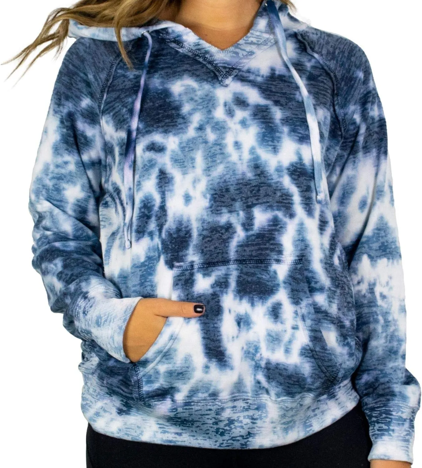 MV Sport Tie Dye Sweatshirts Hoodies for Women Rainbow Lightweight Pullover - Cotton Fleece Hoodie for Fall Winter Outfits