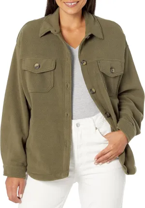 UNIONBAY Women's Micro Fleece Shacket