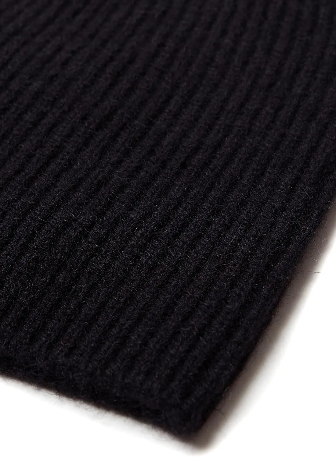 Womens Ribbed Beanie, 100% Cashmere, Soft & Stretchy, Warm Hat for Winter