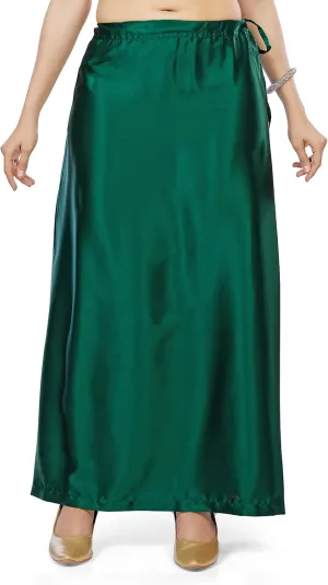 Women's Satin Saree Petticoat Saree Underskirt