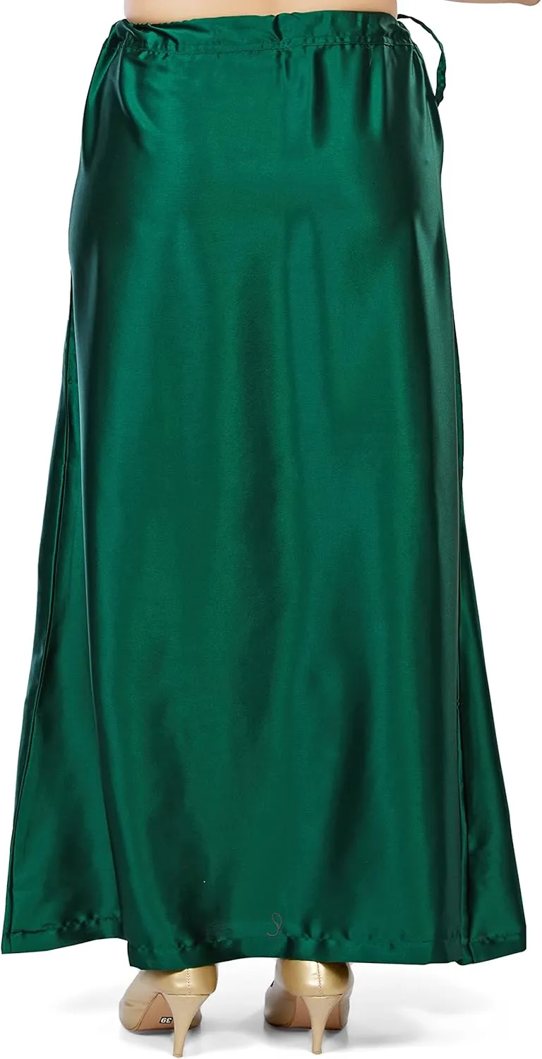 Women's Satin Saree Petticoat Saree Underskirt