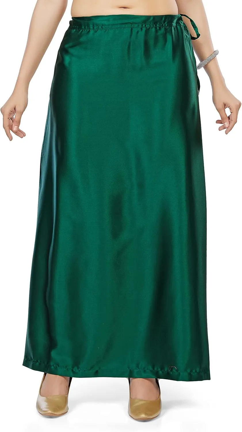Women's Satin Saree Petticoat Saree Underskirt